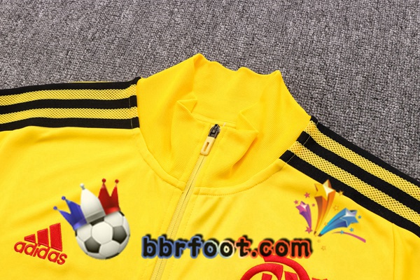 Veste Survetement Foot Flamengo Jaune 2022/2023