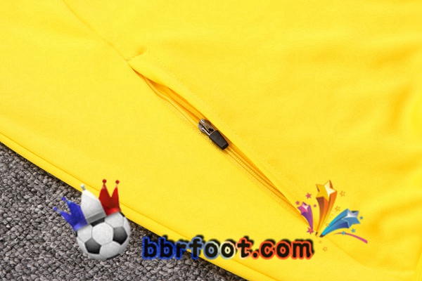 Veste Survetement Foot Flamengo Jaune 2022/2023