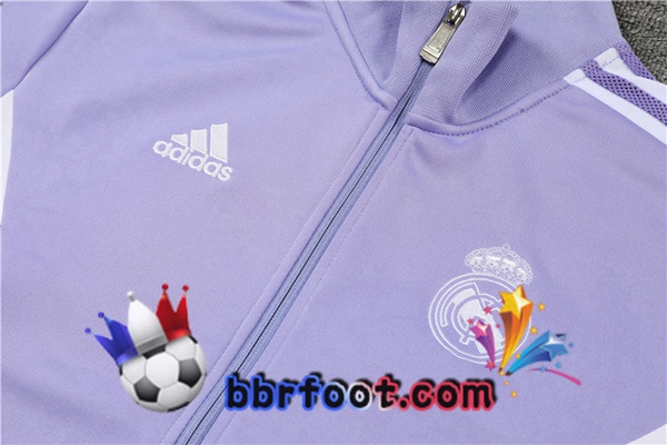 Veste Survetement Foot Real Madrid Pourpre 2022/2023