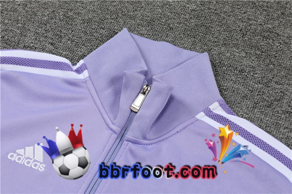 Veste Survetement Foot Real Madrid Pourpre 2022/2023