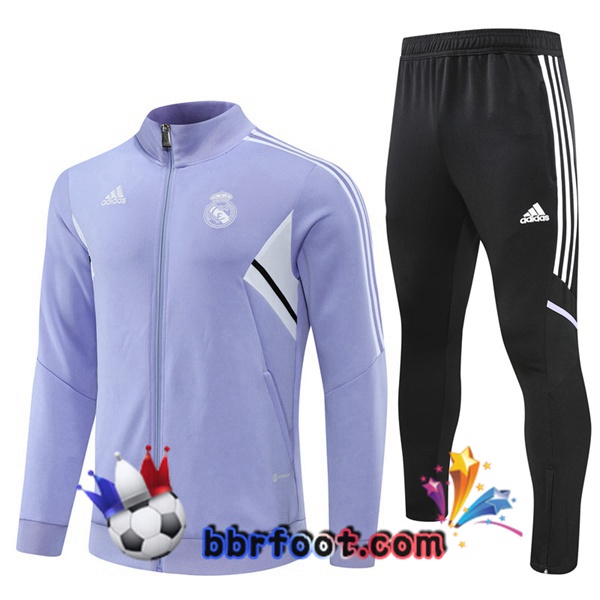 Veste Survetement Foot Real Madrid Pourpre 2022/2023