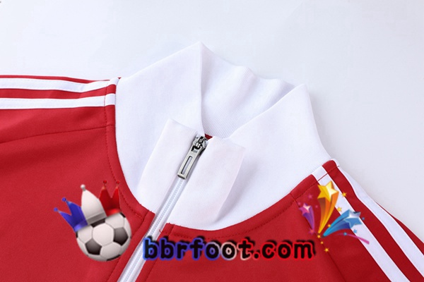 Veste Survetement Foot Manchester United Rouge 2022/2023
