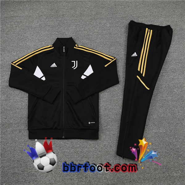 Veste Survetement Foot Juventus Noir 2022/2023