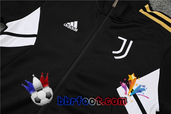 Veste Survetement Foot Juventus Noir 2022/2023
