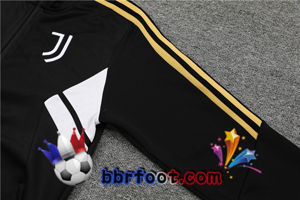 Veste Survetement Foot Juventus Noir 2022/2023