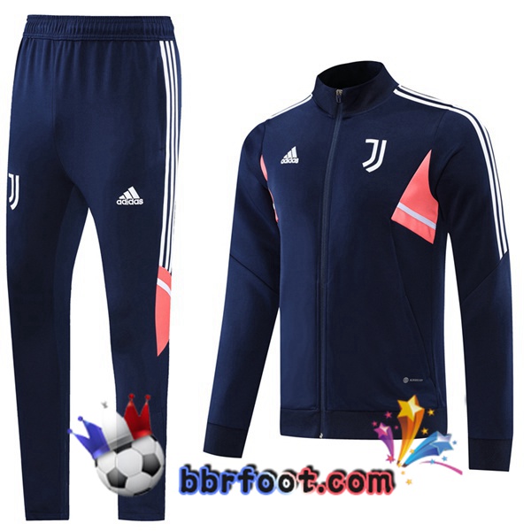 Veste Survetement Foot Juventus Bleu Royal 2022/2023