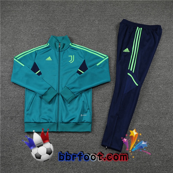 Veste Survetement Foot Juventus Vert 2022/2023