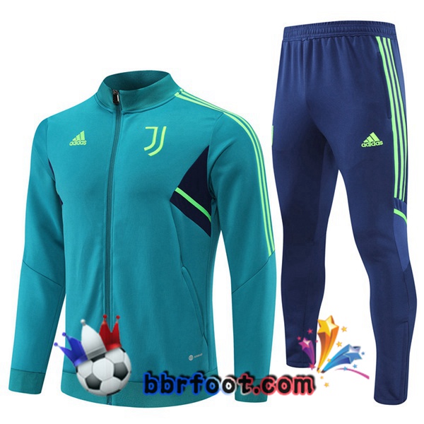 Veste Survetement Foot Juventus Vert 2022/2023