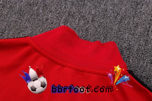 Veste Survetement Foot Manchester United Rouge 2022/2023