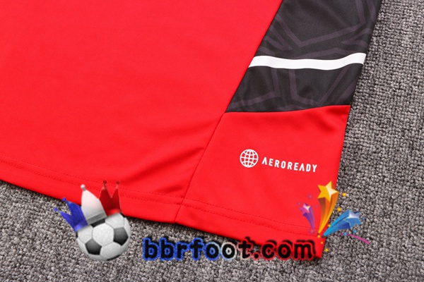 Training T-Shirts Manchester United + Shorts Rouge 2022/2023