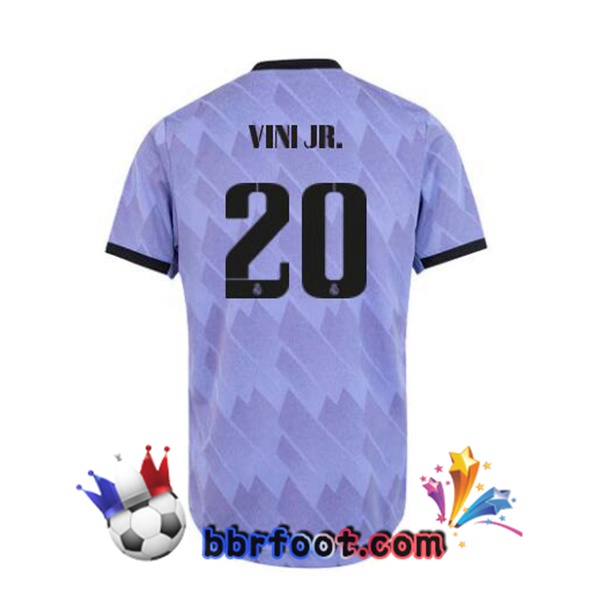 Maillot Foot Real Madrid (Vini Jr. 20) Exterieur Pourpre 2022/2023