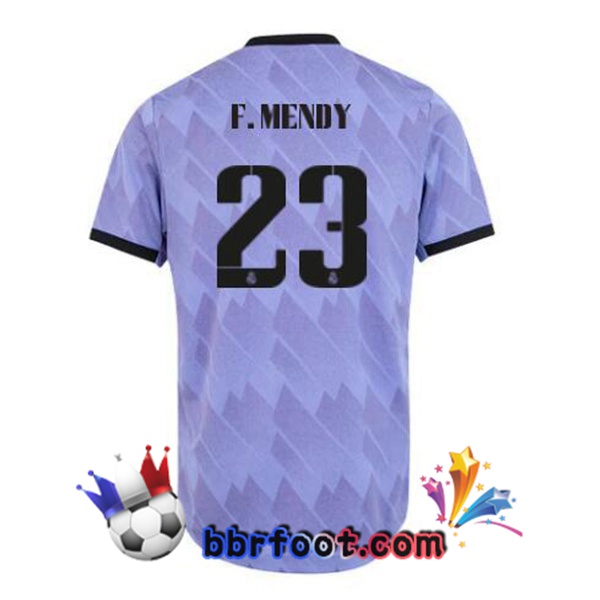 Maillot Foot Real Madrid (F. Mendy 23) Exterieur Pourpre 2022/2023
