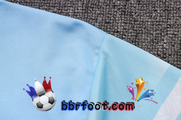 Polo Foot Manchester City + Pantalon Bleu 2022/2023