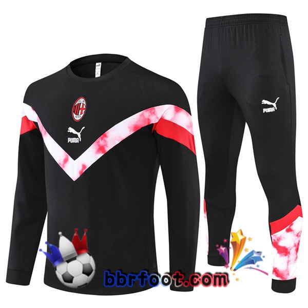 Survetement Foot AC Milan Noir 2022/2023