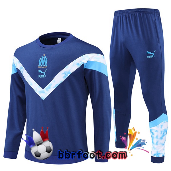 Survetement Foot Marseille OM Bleu 2022/2023