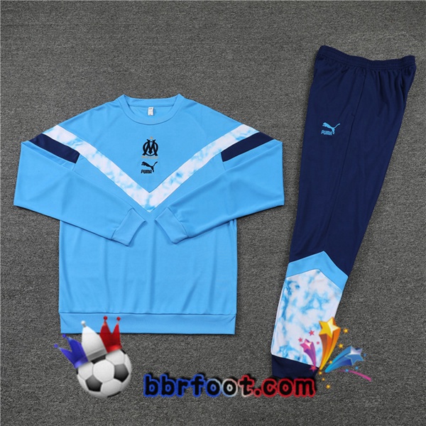 Survetement Foot Marseille OM Bleu 2022/2023