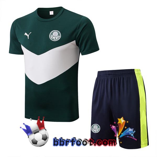 Training T-Shirts Palmeiras + Shorts Vert 2022/2023