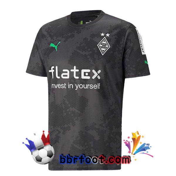 Maillot Foot Monchengladbach Third Noir 2022/2023