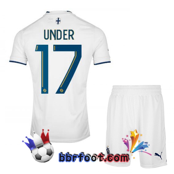 Maillot Foot Marseille OM (UNDER 17) Enfant Domicile Blanc 2022/2023