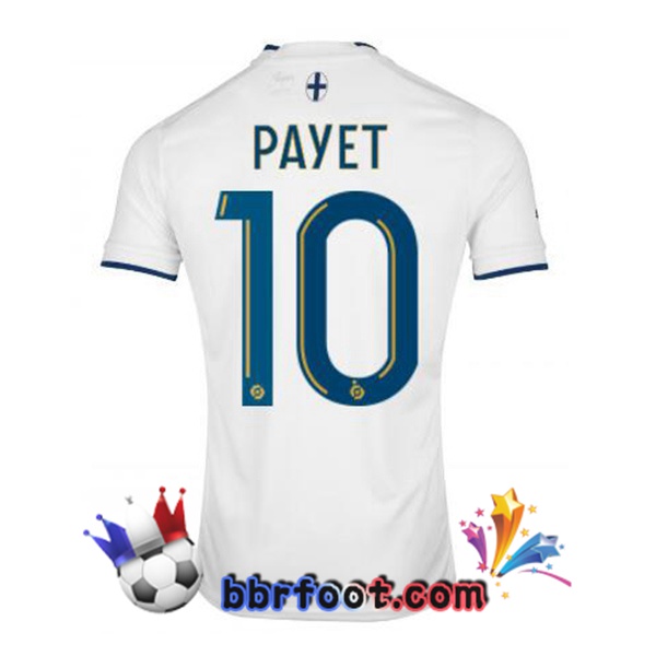 Maillot Foot Marseille OM (PAYET 10) Domicile Blanc 2022/2023