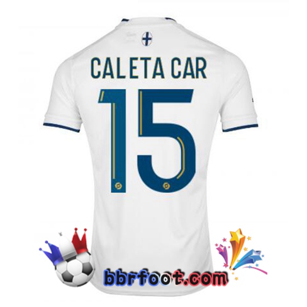 Maillot Foot Marseille OM (CALETA CAR 15) Domicile Blanc 2022/2023