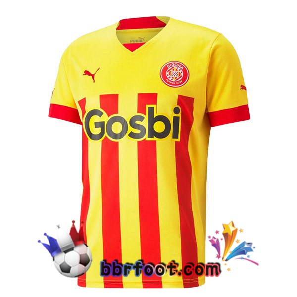 Maillot Foot FC Girona Exterieur Jaune 2022/2023
