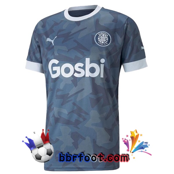 Maillot Foot FC Girona Third Bleu Gris 2022/2023