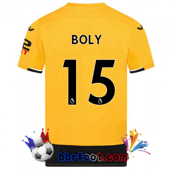 Maillot Foot Wolves (BOLY 15) Domicile Jaune 2022/2023