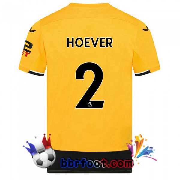 Maillot Foot Wolves (HOEVER 2) Domicile Jaune 2022/2023