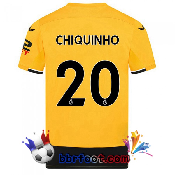 Maillot Foot Wolves (CHIQUINHO 20) Domicile Jaune 2022/2023