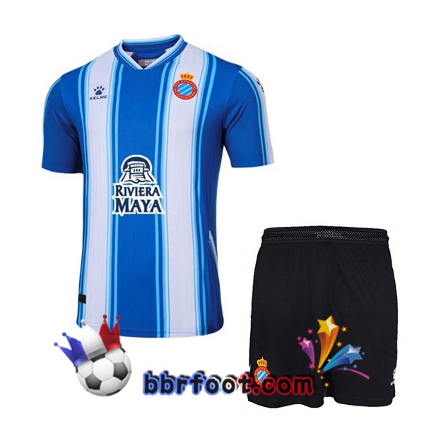 Maillot Foot FC RCD Espanyol Enfant Domicile Bleu 2022/2023