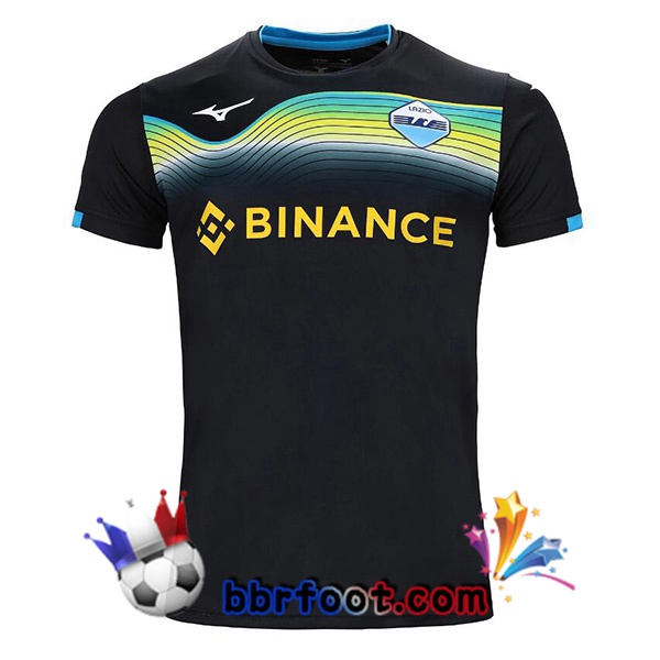 Maillot Foot SS Lazio Exterieur Noir 2022/2023