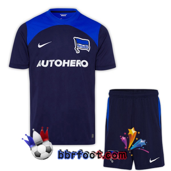 Maillot Foot Hertha BSC Enfant Exterieur Bleu 2022/2023