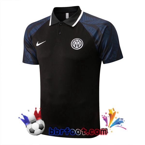 Polo Foot Inter Milan Noir 2022/2023