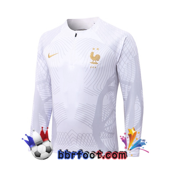 Sweatshirts Homme France Blanc 2022/2023