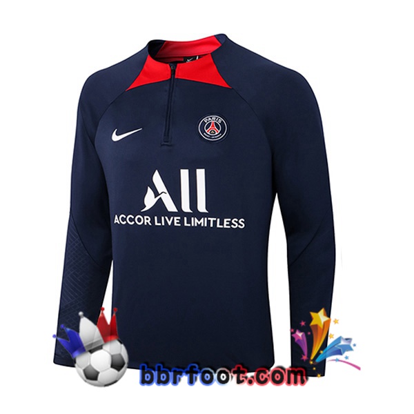 Sweatshirts Homme Paris PSG Bleu Royal 2022/2023