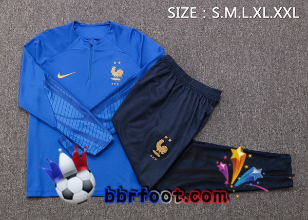 Survetement Foot France Bleu 2022/2023