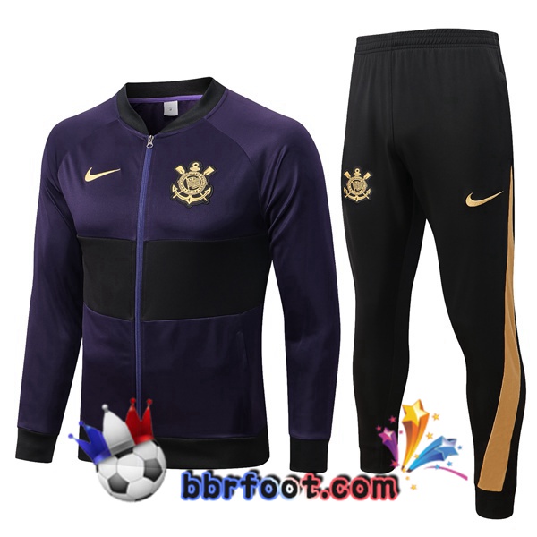 Veste Survetement Foot Corinthians Pourpre 2022/2023