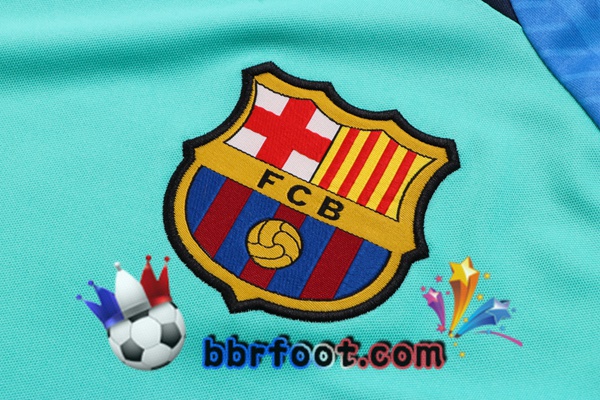 Training T-Shirts FC Barcelone + Shorts Vert 2022/2023