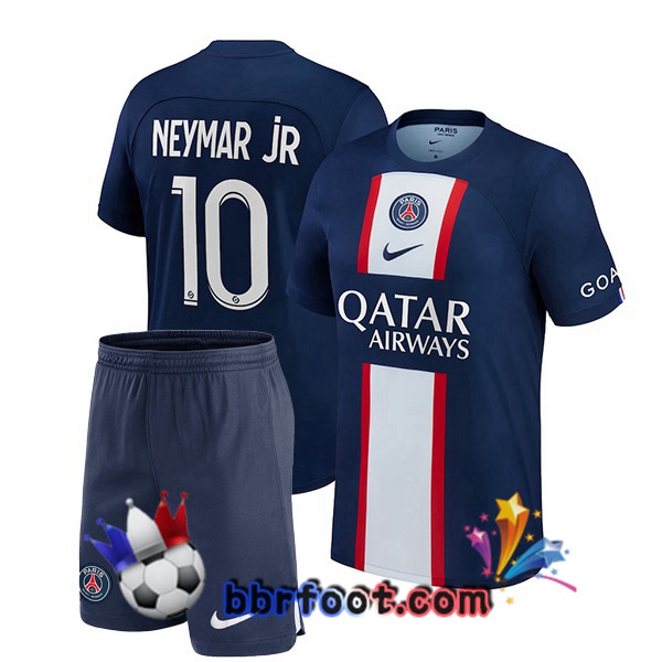 Maillot Foot Paris PSG (Neymar Jr 10) Enfant Domicile Bleu Royal 2022/2023 Maillot Foot Paris PSG (Neymar Jr 10) Enfant Domicile Bleu Royal 2022/2023