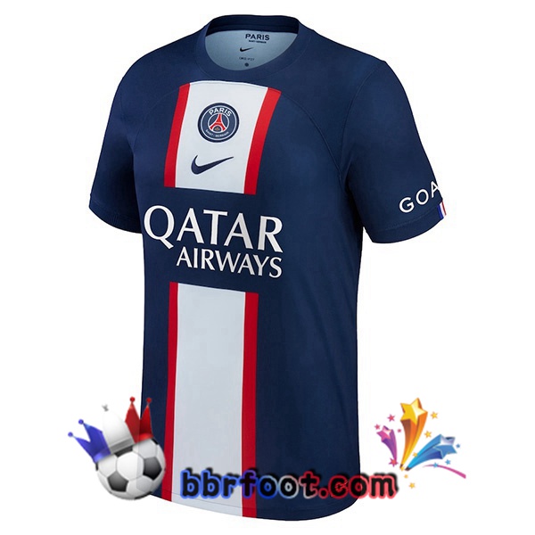 Maillot Foot Paris PSG Domicile Bleu Royal 2022/2023
