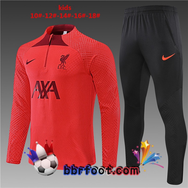 Survetement Foot FC Liverpool Enfant Rouge 2022/2023