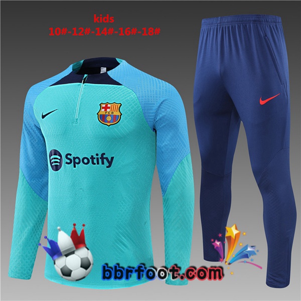 Survetement Foot FC Barcelone Enfant Bleu 2022/2023
