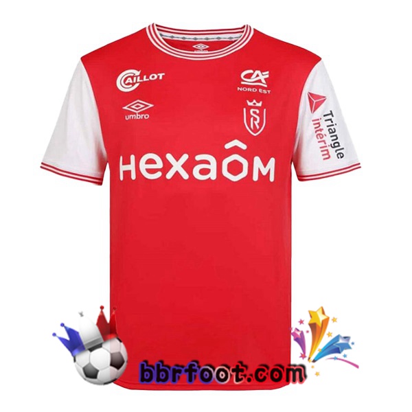 Maillot Foot Stade de Reims Domicile Rouge 2022/2023