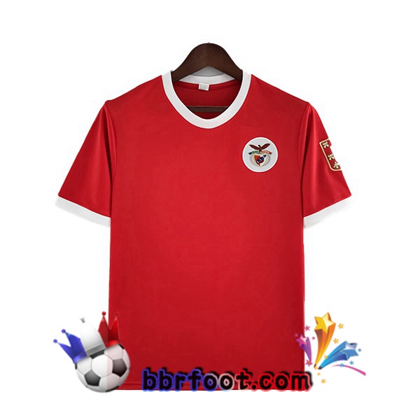 Maillot Foot S.L Benfica Retro Domicile Rouge 1973-1974