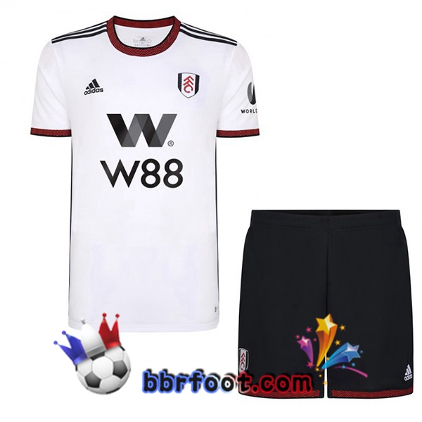 Maillot Foot Fulham FC Enfant Domicile Blanc 2022/2023