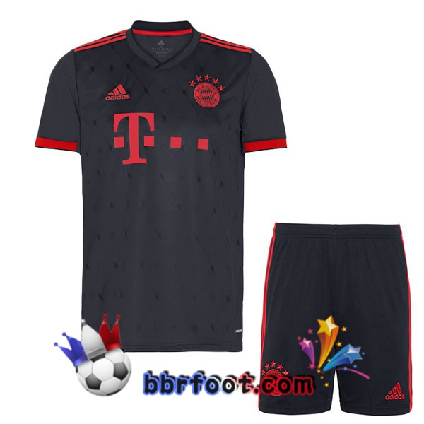 Maillot Foot Bayern Munich Enfant Third Noir 2022/2023
