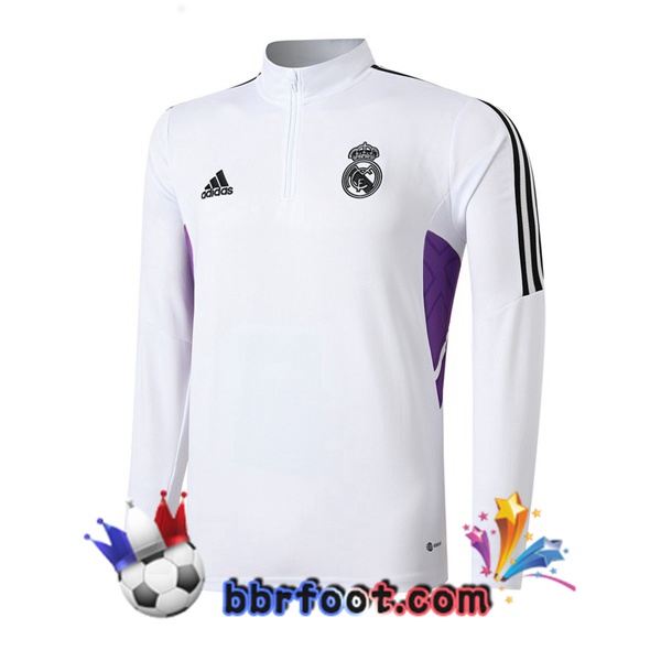 Sweatshirts Homme Real Madrid Blanc 2022/2023