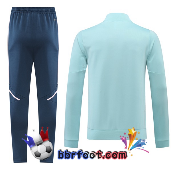 Veste Survetement Foot Arsenal Vert 2022/2023