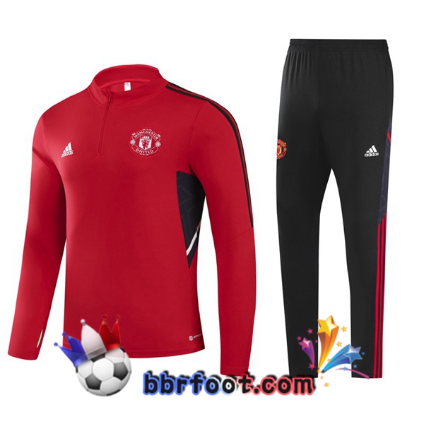 Survetement Foot Manchester United Rouge 2022/2023